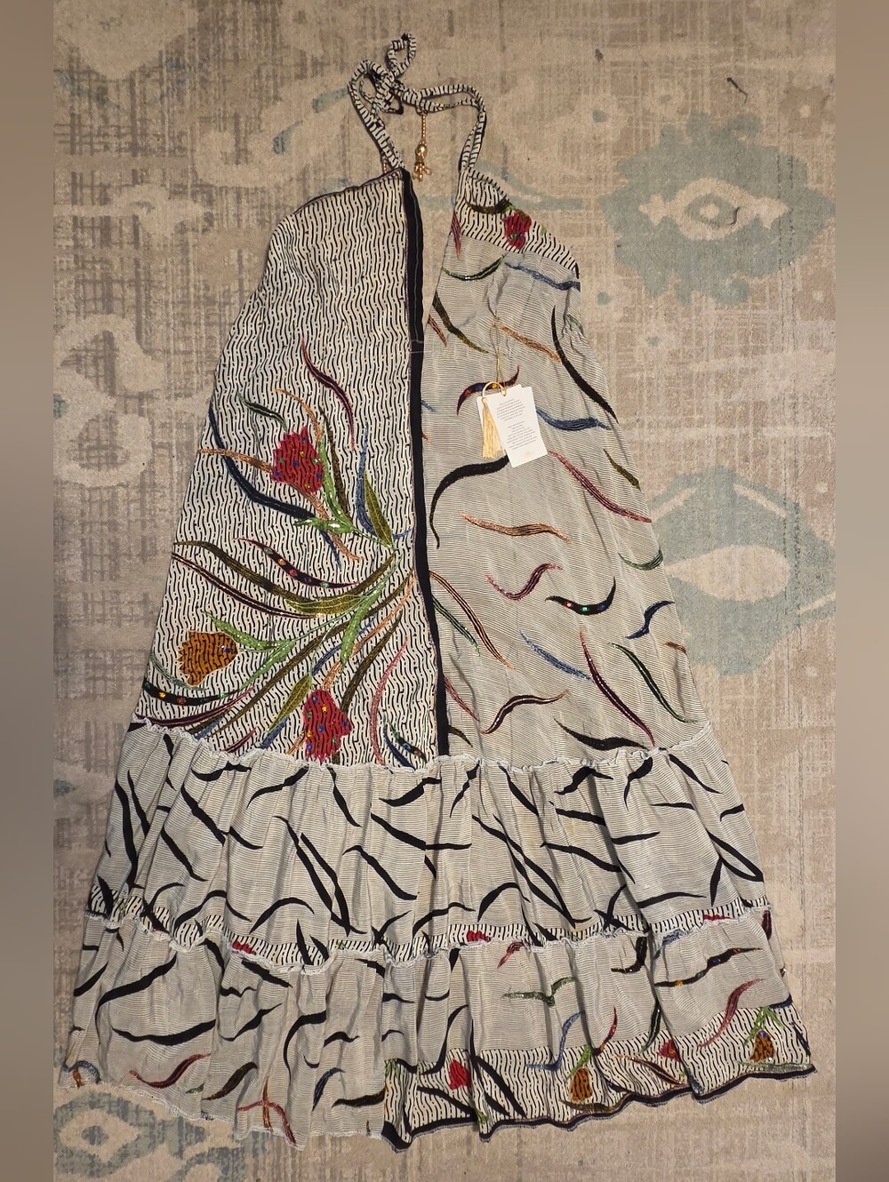 Deusa Do Amor Silk Dress. One Size Fits All.